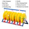 Foldable Wire Spool Rack,Industrial Steel Wire Rack Dispenser,Professional Electrician Cable Caddy,for Workshop Factory(59x29x41cm) view 4