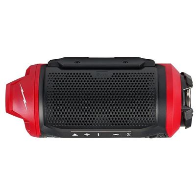 2955-20 for Milwaukee M12 12V PACKOUT Cordless Bluetooth Jobsite Speaker Length 3.9 in Width 4.1 in Height 9.8 in - Red