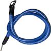 ACFFVBW Coiled Extension Cord, 100cm Heat Soft Cable 8AWG High Temperature Cold Silicone Wire Red Black Blue Color Soil Electronics(Blue with Terminal) view 1