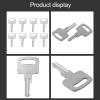 455 Ignition Key for Construction Machines, Industrial Equipment Key Set of 8 Pack, Replacement for Heavy Machinery, Forklift, and Elevator view 2