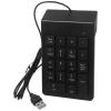 DIYEAH Wired USB Numeric Keypad 19 Keys Number Pad Keyboard for Laptop Portable Financial Accounting Use with Cable Compatible PC Computers view 1