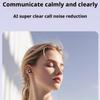 2026 New Clip-On Open-Ear Headphones  Wireless Bluetooth Earbuds with AI Noise Cancelling, Rhinestone Decor & Water Resistant, Lightweight for Women (Purple, Earbuds + Earrings) view 4