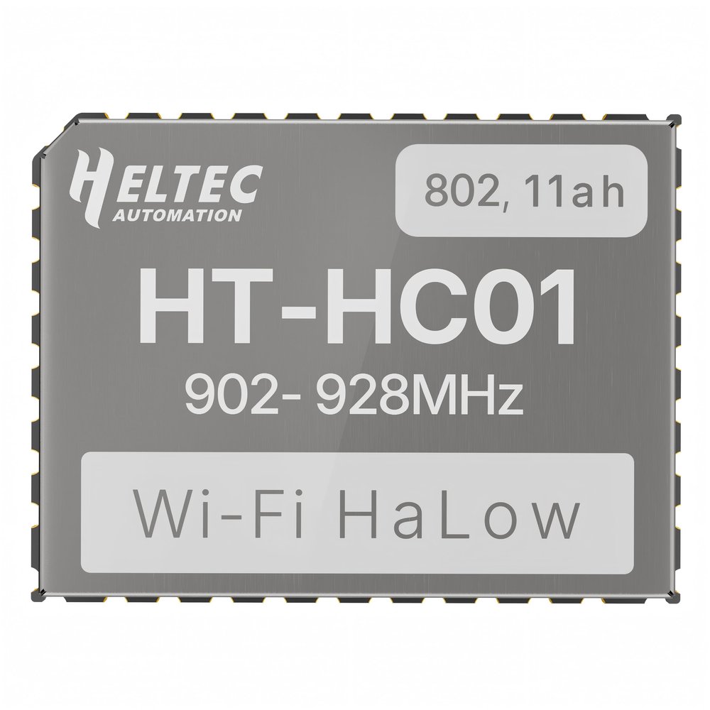 Heltec WiFi HaLow Module IEEE 802.11ah, Upgraded 1-2 KM Long Range Transmission Distance, 27dbm 902-928MHz Ideal for Industrial Control & IoT Smart Home(HT-HC01P V2)