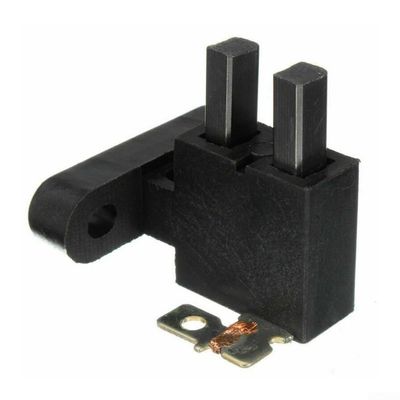 Carbon Brush Assembly for 2KW-7KW Generators, 1/4" x 3/16" Carbon Rod, 2 Single Blade Connectors, Replacement Part for Generator Head