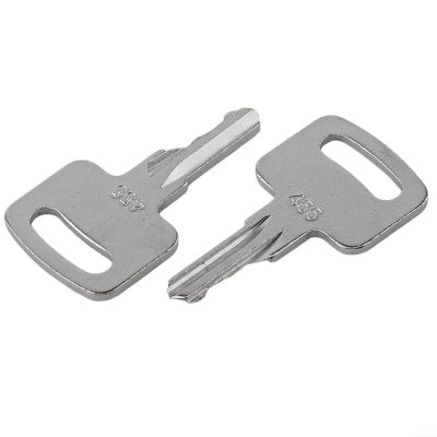 8 Pack 455 Ignition Key for Heavy Machinery, Replacement Key Set Compatible with Forklift and Construction Equipment, for Durable Iron Industrial Use