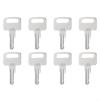 8 Pack 455 Ignition Key for Heavy Machinery, Replacement Key Set Compatible with Forklift and Construction Equipment, for Durable Iron Industrial Use view 2