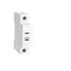 1PCS 2-Pole DZ47X Rail Type Two Plug 10A Distribution Box Strong Power AC30 Modular Track Socket view 3