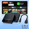 Car TV Mate-HDMl Multimedia Adapter for Fire TV Stick/Google T V Sticks/Game Consoles/Screen Throwers,2 in 1 Carplay T V Adapter with HDMI and USBC Port for iPhone, Convert Wired to Wireless Car Play view 1