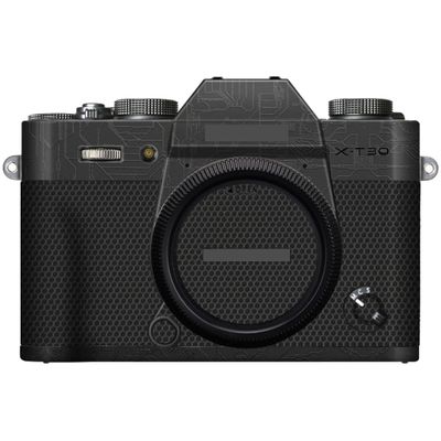 X-T30III Anti-Scratch Camera Skin Wrap Sticker Vinyl Protective Film Protector Coat Decals for FujiFilm X-T30 Mark III XT30 III (Circuit Black+Matrix Black, for FujiFilm X-T30 Mark III)
