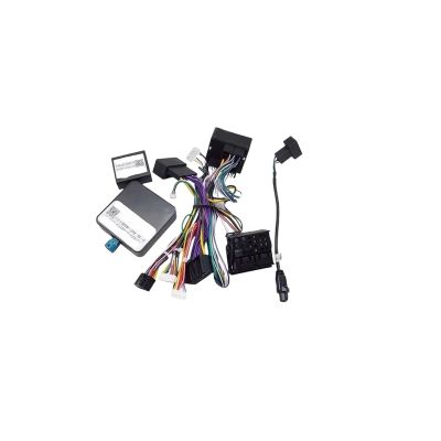 16pin Wiring Harness Adapter Box Decoder Android Radio Power Cable Compatible With Audi Q5 2010-2018(Low-End)