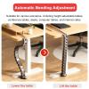 31.5in Tall Cord Organizer for Home Office/Gaming Station/workspace, Adjustable Cable Management Spine with Mounting Accessories, Snake-Shaped Design(Silver) view 4