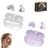 2026 New Clip-On Open-Ear Headphones  Wireless Bluetooth Earbuds with AI Noise Cancelling, Rhinestone Decor, Lightweight Open Ears Headphones, 144 Languages, for Travel,Sport (2Pcs-C, No Version) view 1