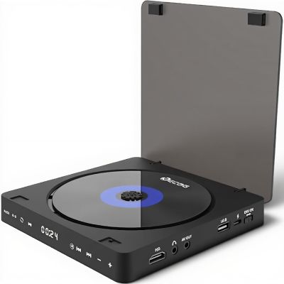 Tangxi Mini DVD Player for TV, 1080P HDMI & AV Output, USB Input, Small Compact DVD Player for Smart TV with All Regions, Support Multiple Formats