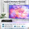 Tangxi Mini DVD Player for TV, 1080P HDMI & AV Output, USB Input, Small Compact DVD Player for Smart TV with All Regions, Support Multiple Formats view 3