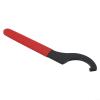 C Hook Wrench for 38-42mm Round Nut, Carbon Steel Collet Chuck Tool with Red Non-Slip Handle, Water Meter Cover Spanner for Machinery Maintenance(C55-62mm) view 4