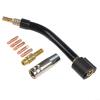 Welding Torch Gooseneck Kit 15AK Swan Neck Replacement for MB15 SB15, Brass Welding Torch Connector, High Resistant, Flexible, 8pcs Set(1.0 mm) view 1