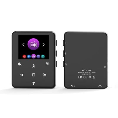 64GB MP3 Player with Bluetooth 5.3, Built-in Speaker, Sound Recording, E-Book, 2.02 Inch Display, Black, Expandable Storage, Long Playtime for Sports and Daily Use