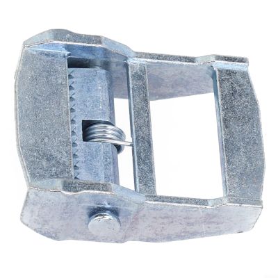 Zinc Alloy Buckle for Heavy Duty Tie Down Strap, 38mm/50mm Cargo Tensioner with Knuckle Closure, for Durable Fixed Tensioner, 600kg/800kg Load Capacity, Silver(38mm)
