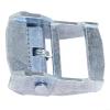 Zinc Alloy Buckle for Heavy Duty Tie Down Strap, 38mm/50mm Cargo Tensioner with Knuckle Closure, for Durable Fixed Tensioner, 600kg/800kg Load Capacity, Silver(38mm) view 1