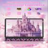 Svikou 11" Touchscreen 2-in-1 Convertible Pink Laptop for Business&Students, in tel N100 CPU,16G DDR4 RAM,512G SSD,FHD 1920 * 1200 IPS,Win 11 Pro,Backlit Keyboard, WiFi, Type-C,HDMI, Oval Trackpad view 2