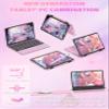 Svikou 11" Touchscreen 2-in-1 Convertible Pink Laptop for Business&Students, in tel N100 CPU,16G DDR4 RAM,512G SSD,FHD 1920 * 1200 IPS,Win 11 Pro,Backlit Keyboard, WiFi, Type-C,HDMI, Oval Trackpad view 3