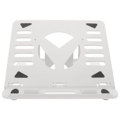 GALPADA Foldable Laptop Stand Cooling Holder with Anti-Slip Base, Portable Adjustable Heat Dissipation Support for Desk and Travel, White Standard Model