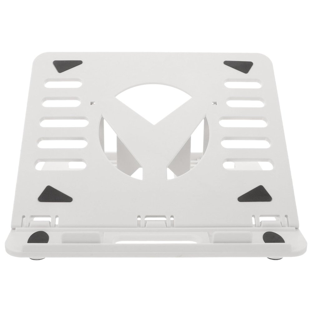 GALPADA Foldable Laptop Stand Cooling Holder with Anti-Slip Base, Portable Adjustable Heat Dissipation Support for Desk and Travel, White Standard Model