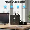 16-in-1 Power Strip with Switch & Surge Protection, 16 in 1 Power Strip Surge Protector, 12 AC Outlets & 2 USB-C, 2 USB-A, 6.6FT Extension Cord with Overload Protection (Black-2Set) view 3