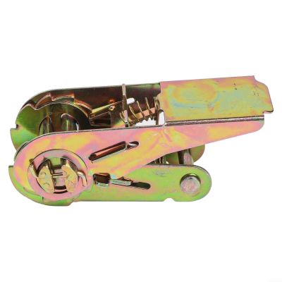 Aluminum Alloy Buckle for Heavy Duty Tie Down Strap - 0.8 Ton Load Binder with Fixed Tensioner, Cargo Luggage Fastener, for Durable 1'' Width for Logistics and Transport(Color zinc