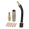 Welding Torch Gooseneck Kit 15AK for MB15 SB15, Brass Swan Neck for 215 63616 63617, High Resistant, Flexible Welding, 8pcs(0.9 mm) view 1