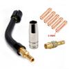 Welding Torch Gooseneck Kit 15AK for MB15 SB15, Brass Swan Neck for 215 63616 63617, High Resistant, Flexible Welding, 8pcs(0.9 mm) view 2