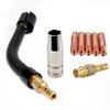 Welding Torch Gooseneck Kit 15AK for MB15 SB15, Brass Swan Neck for 215 63616 63617, High Resistant, Flexible Welding, 8pcs(0.9 mm) view 3