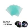 Clear PC Welding Lens Plate for Welding Helmet, Fireproof & Drop-Proof Replacement Protection Sheet, 10 Pack (110 x 90mm - 138 x 126mm)(115 * 90mm) view 2