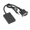 Treayes 1080P HD to with 3.5mm Audio Cable to Hd Adapter for PCProjector P;S/4 to HDTV Video Converter view 2