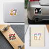 100 6 7 Stickers Stuff Meme Decals - Vinyl Waterproof Six Seven Sticker Party Favors Decorations view 4
