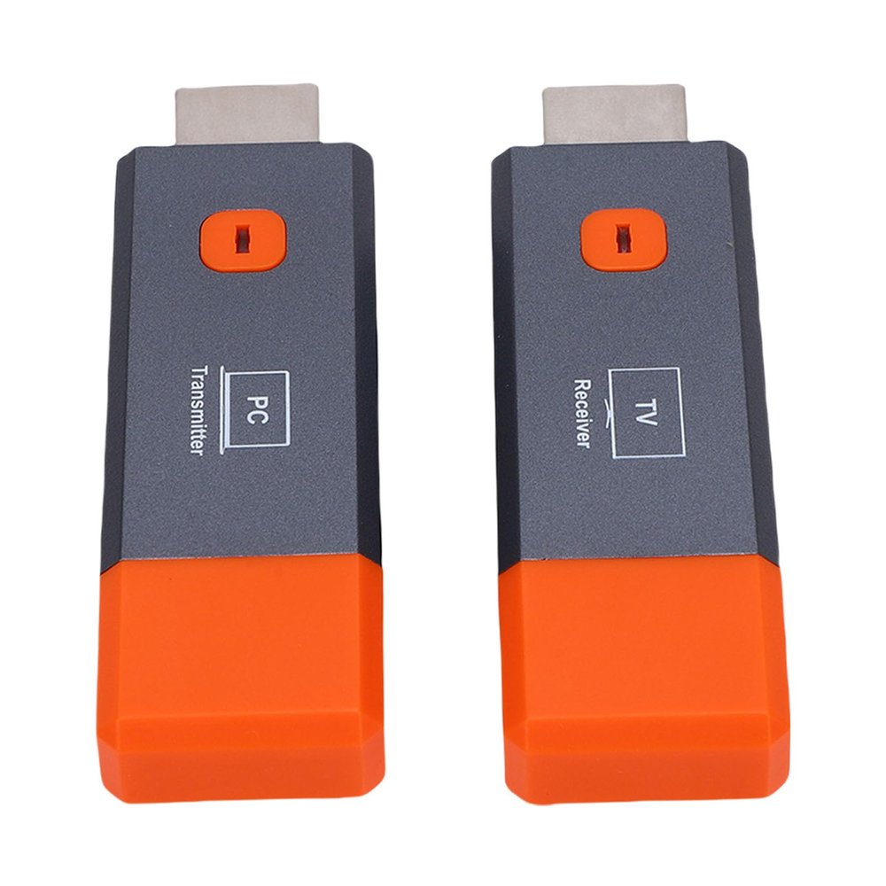 LICAEVEY Wireless HDMI Transmitter and Receiver Kit, Dual Band 2.4G/5.8G Wireless Extender with 50m Range, Plug & Play for Laptop, PC, Camera, TV