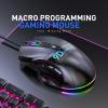 Docooler RGB Gaming Mouse with 7 Lighting Effects, 9 Programmable Buttons, 12000 DPI, Ergonomic Design Wired Mouse for PC Gaming view 4