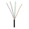 0E-CAT6DB1BK CAT6 Direct Burial Cable, 23AWG 4-Pair, 1000 Feet, Black, Solid Bare Copper Conductors, 300V AC, Outdoor Rated view 1
