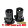 5MP, 1/2.7 inch, Starlight F0.95, 4mm/6mm M16 Interface Lens(4mm) view 2