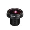 1.8mm Fisheye Lens 5MP for CCTV Security Camera, 180 Wide Angle Panoramic Lens, HD 5.0 Megapixel 1/2.5" Mount, CCTV Video Surveillance Lens for IP Cameras, IR Support view 1