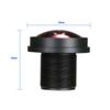 1.8mm Fisheye Lens 5MP for CCTV Security Camera, 180 Wide Angle Panoramic Lens, HD 5.0 Megapixel 1/2.5" Mount, CCTV Video Surveillance Lens for IP Cameras, IR Support view 3