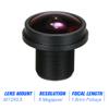 1.8mm Fisheye Lens 5MP for CCTV Security Camera, 180 Wide Angle Panoramic Lens, HD 5.0 Megapixel 1/2.5" Mount, CCTV Video Surveillance Lens for IP Cameras, IR Support view 4
