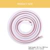 TOPPERFUN Self-Adhesive PVC Cable Raceways Wire Hider for Home and Tv Wall Mounted Cord Organizer Tube 2m White 10x6mm Cord Management Sleeve view 2