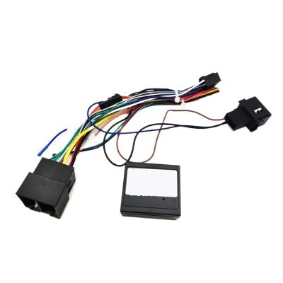 16 Pin To Radio Wiring Harness Decoder Car Android Head Unit Cable Adapter Compatible With Peugeot 308 Citroen C4(Cable)