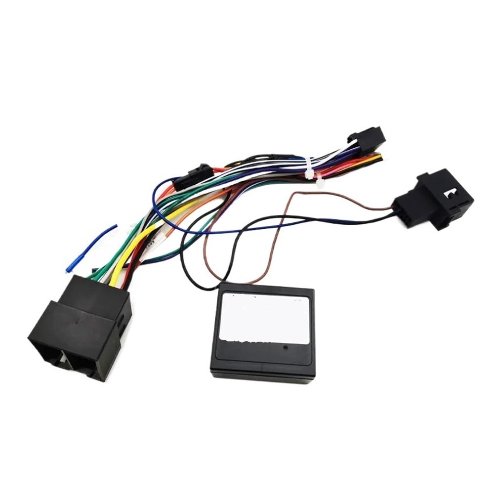 16 Pin To Radio Wiring Harness Decoder Car Android Head Unit Cable Adapter Compatible With Peugeot 308 Citroen C4(Cable)