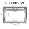 Car GPS Stereo Panel 9 INCH Radio Fascia Frame Dash Refitting Installation Kit Faceplates Bezel, for Kia, Morning PICANTO 2008 Car Radio Dashboard Trim view 2