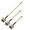 LOKLNEYK 1PC F Male to UFL/u.FL/MHF 1 Female Ja-ck Coaxial RG178 R*/F Pigtail Cable an/te/na Extension Cable Cord(M to MHF F,15CM) view 2