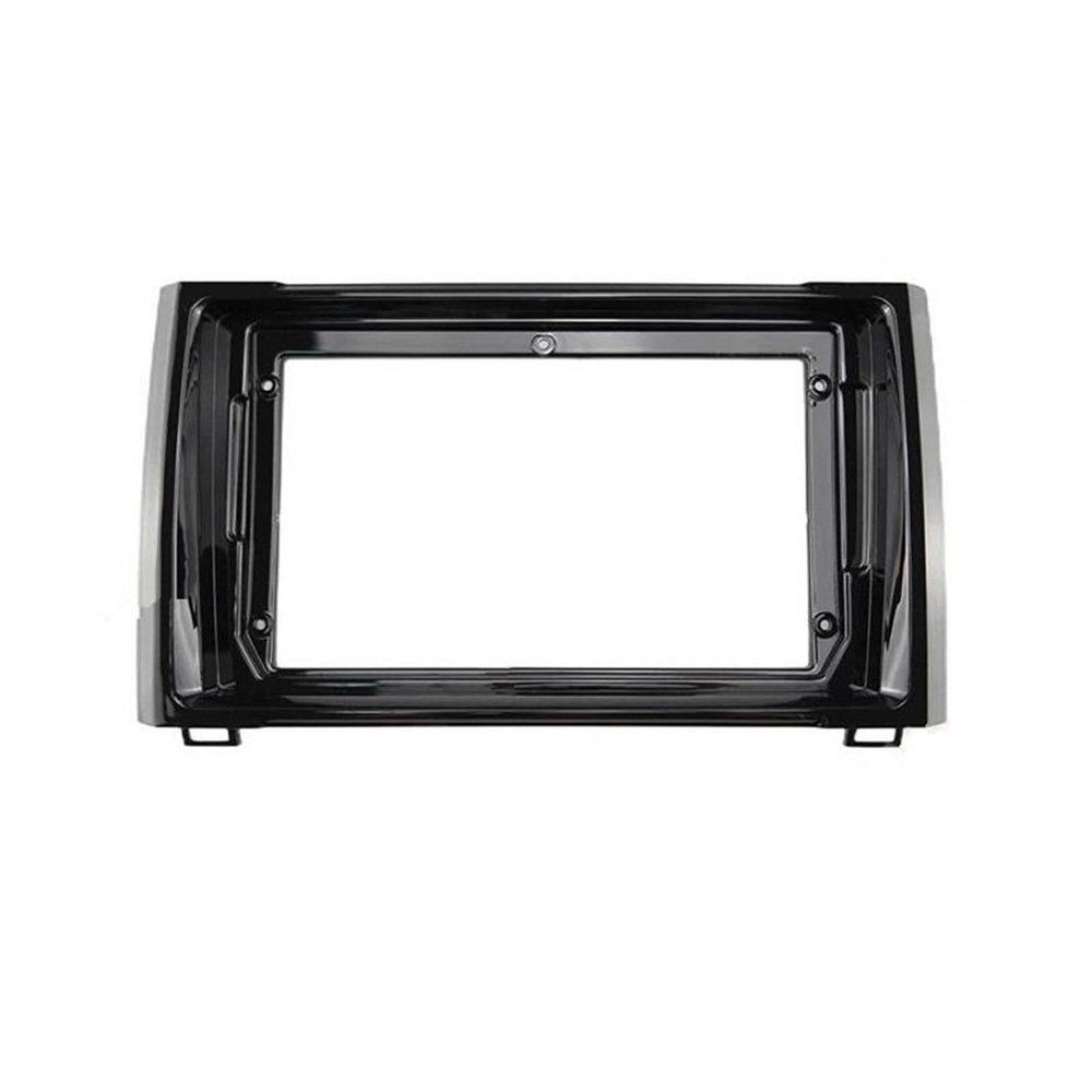 9 Inch Car Fascia Frame Adapter Radio Dash Fitting Panel Kit for Toyota for Tundra 2014 2015 2016 2017 2018 2019 2020 2021 Radio Fascia Frame(Only Black Frame)