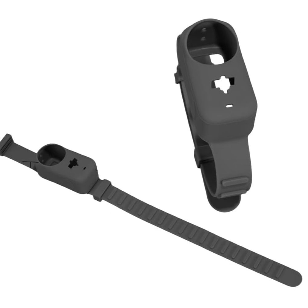 Tuvzylory Silicone Wrist Strap Compatible with DJI Osmo Nano Camera, Adjustable, Back Ventilation Holes, Multi-Scene Use (Black)