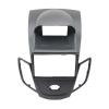 for Ford for Fiesta 2008-2017 7 Inch 2Din Car Fascia Radio Panel Audio Frame Dash Fitting Kit Install Facia Face Plate Radio Fascia Frame(Black Frame)